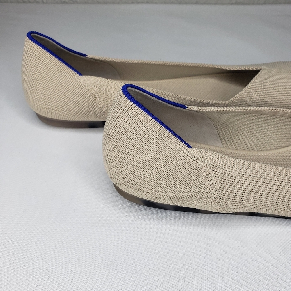 Rothy’s Retired Ecru Round Toe Flats Ballet Shoes Womens Size 10 US - Picture 6 of 15